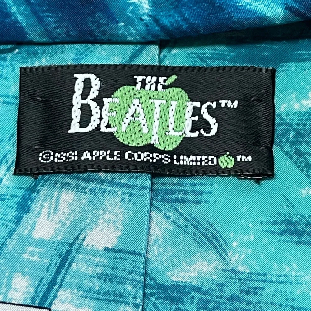 Vintage Beatles Tie Lucy in the Sky with Diamonds 100% Silk Made in the USA 90's